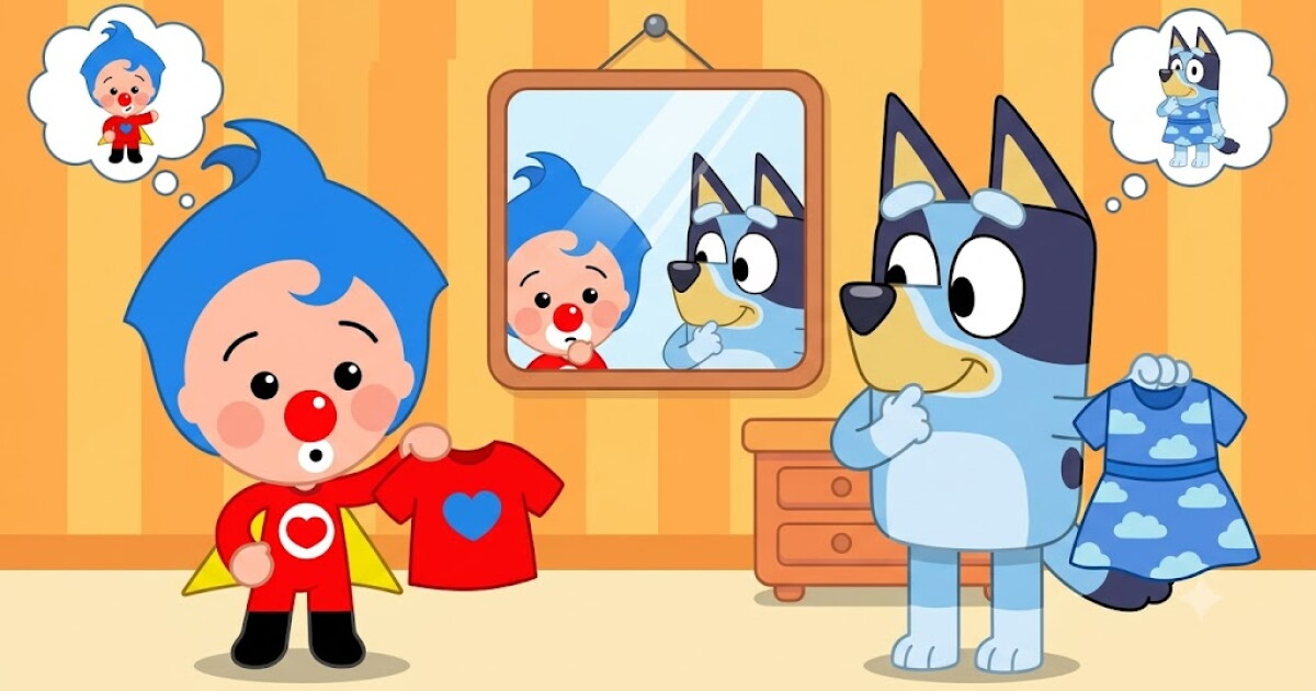 Aprende a vestirte solo con Plim Plim y Bluey