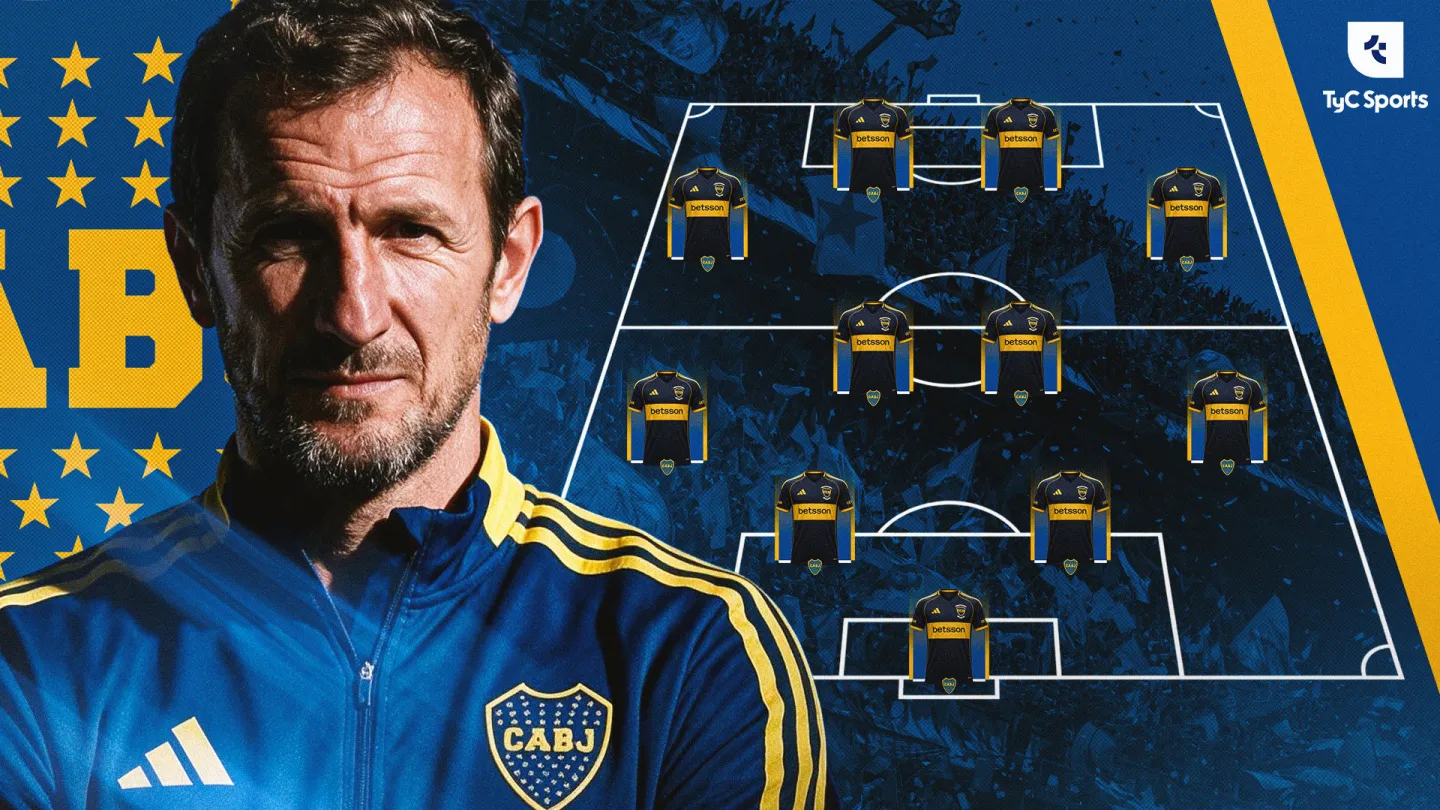 Asi formara Boca frente a Recoleta FC