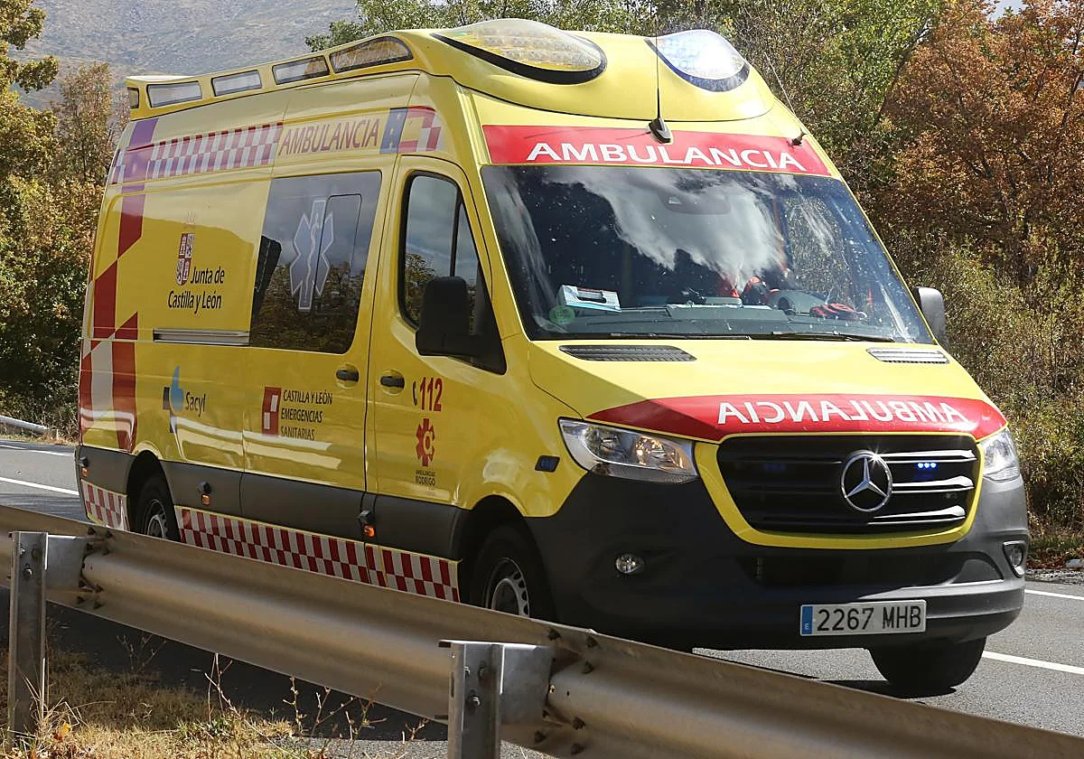 Herida una mujer en choque frontal en León
